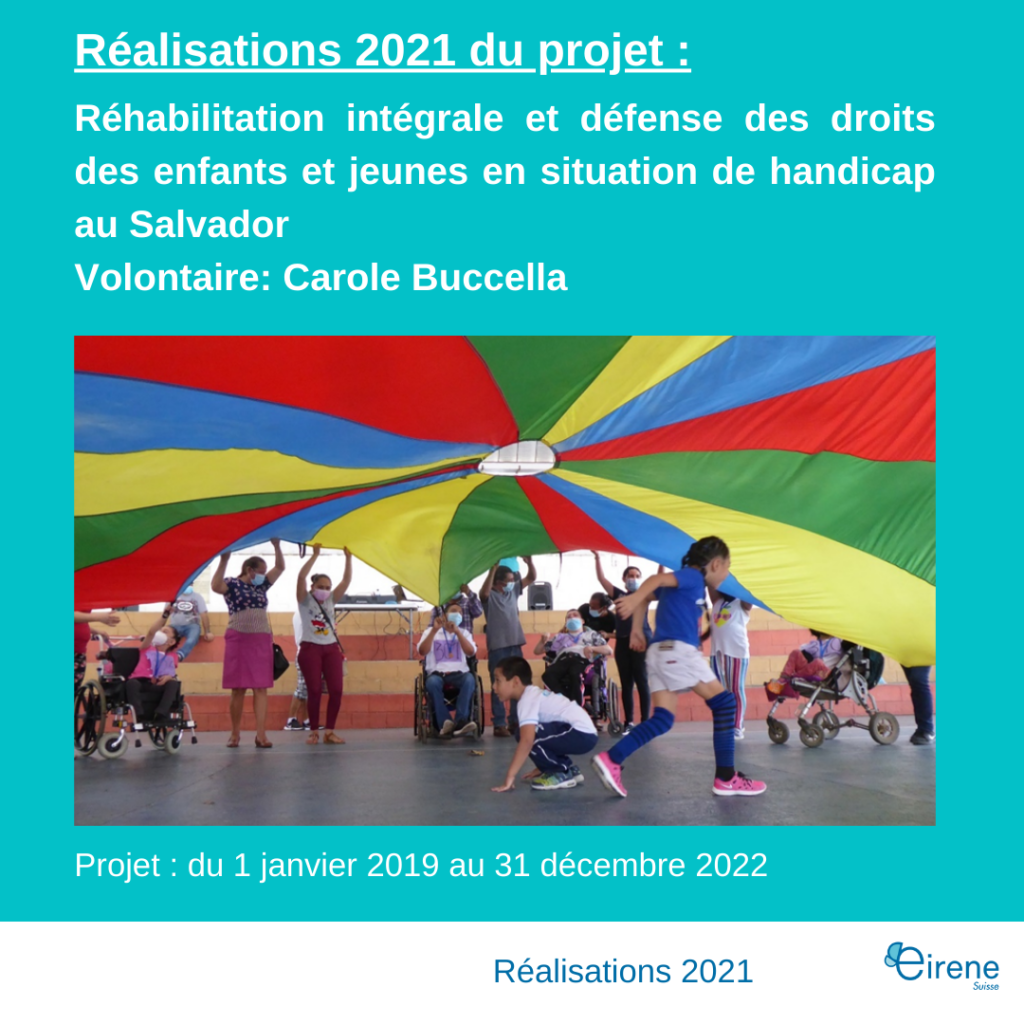 Réhabilitation intégrale et défense des droits des enfants et jeunes en situation de handicap au Salvador 7
